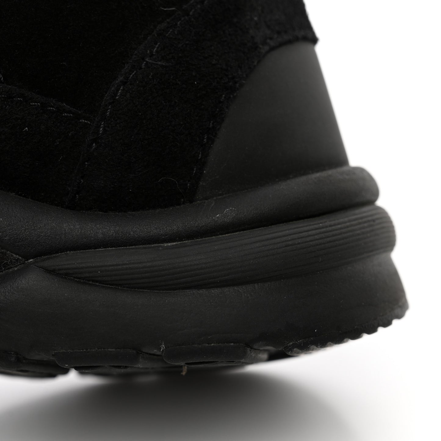 Fabric Calfskin Suede CC Sneakers 36 Black