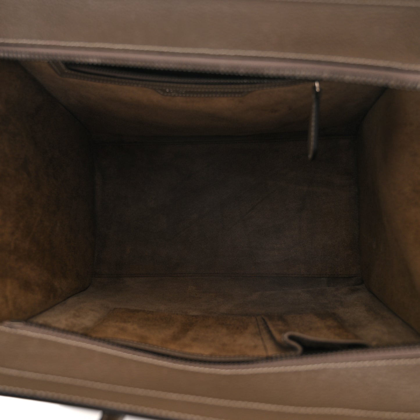 Drummed Calfskin Mini Luggage Souris
