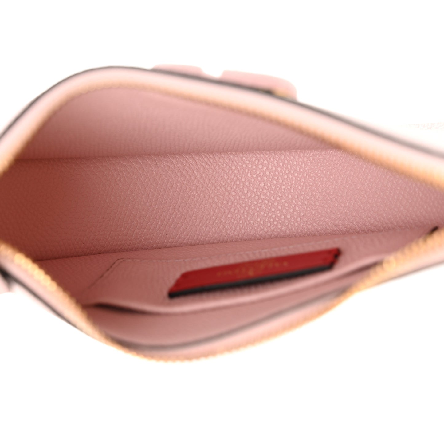Grainy Calfskin Mini Vlogo Hobo Bag Rose Quartz