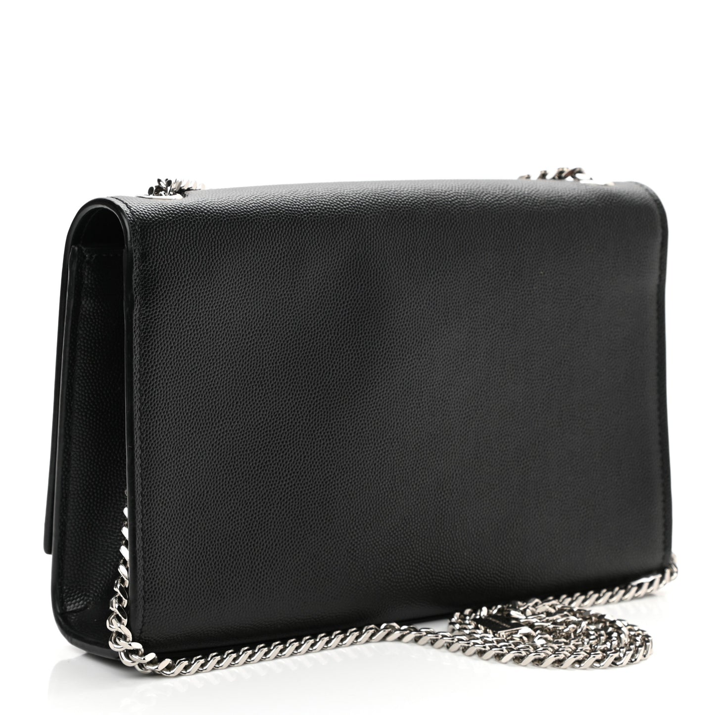 Grain De Poudre Medium Classic Monogram Kate Satchel Black