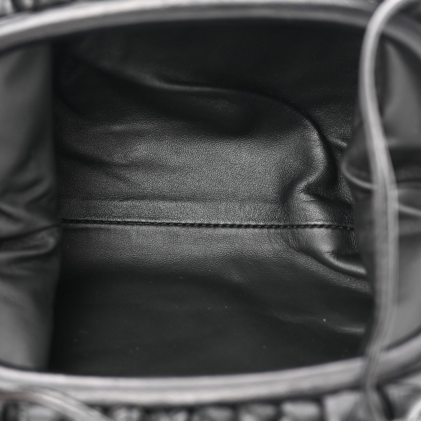 Nappa Intrecciato The Mini Pouch Black
