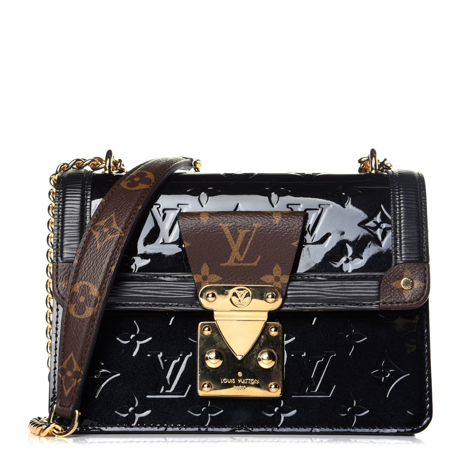 Louis Vuitton Vernis Epi Monogram Wynwood Black 769978 – FASHIONPHILE