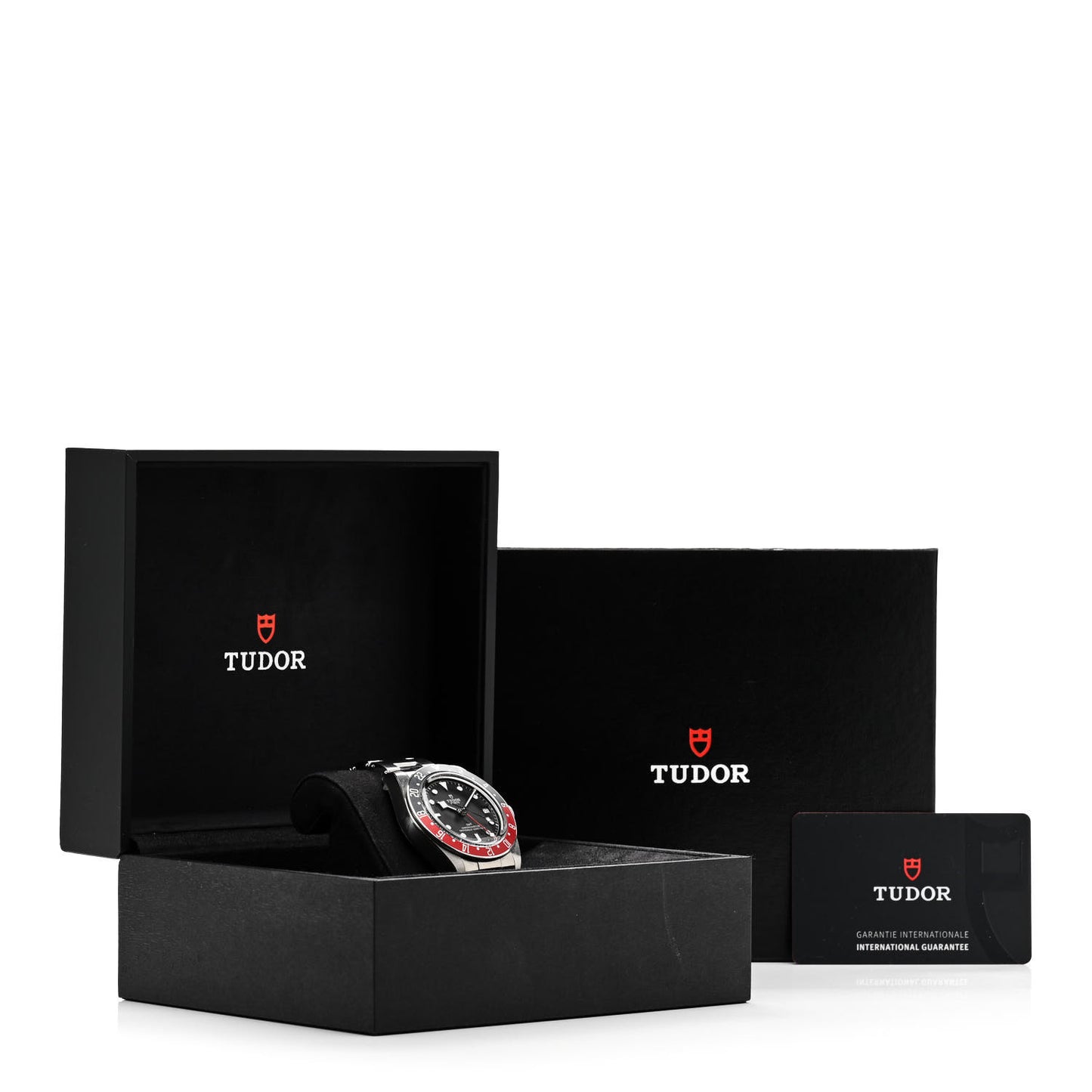 Stainless Steel 41mm Black Bay GMT Automatic Watch Black 79830RB
