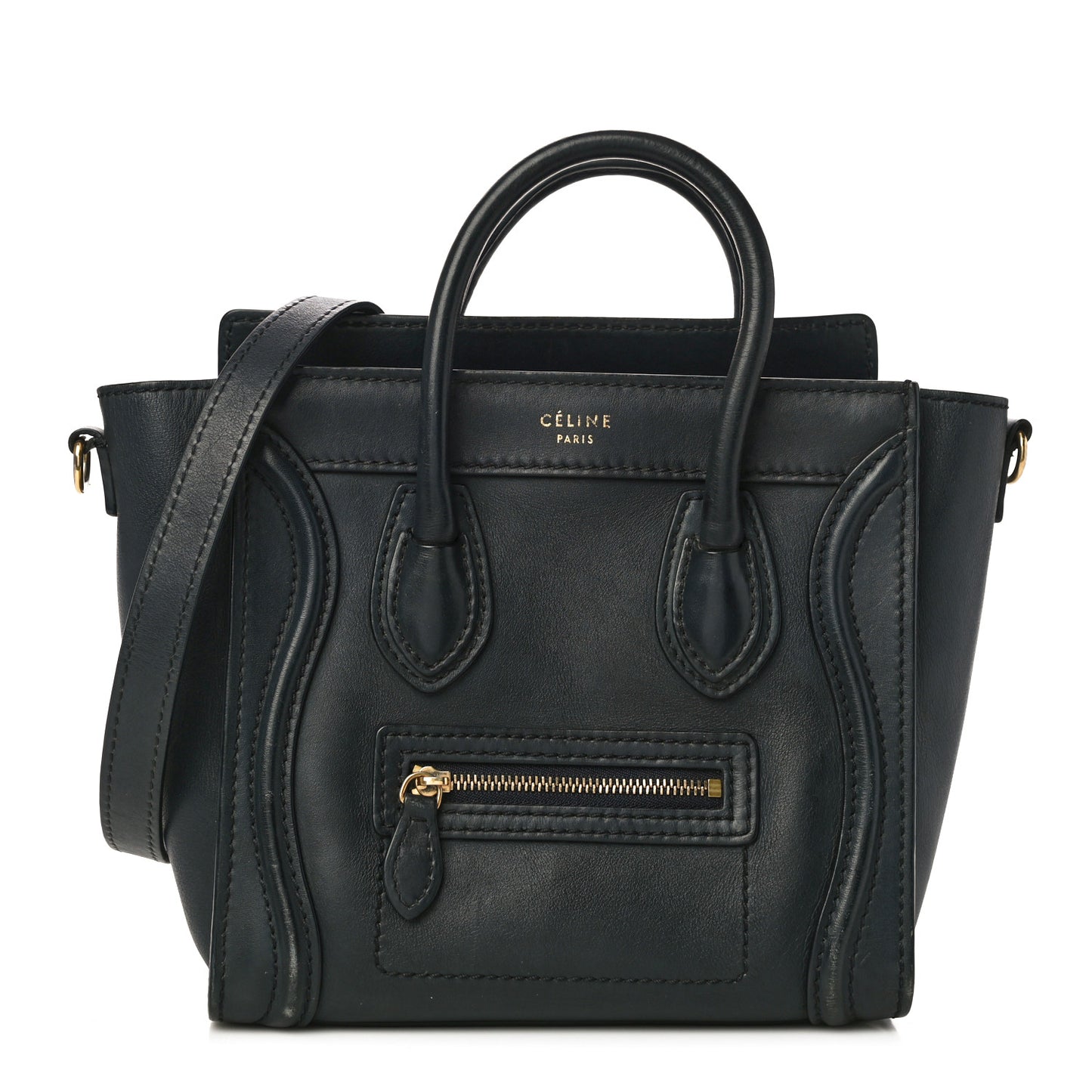 Smooth Calfskin Nano Luggage Orage