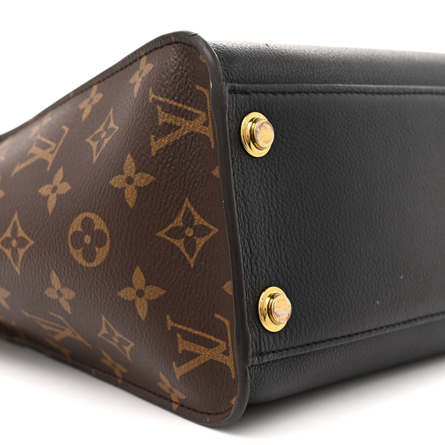 Calfskin Monogram On My Side Black