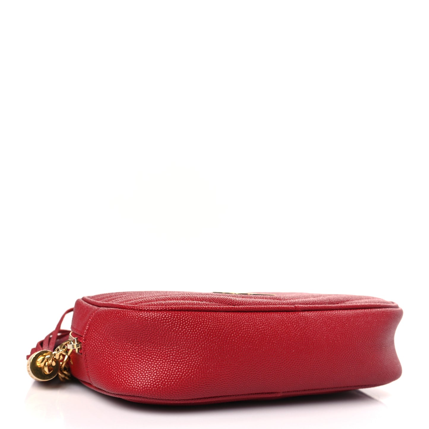 Grain De Poudre Matelasse Monogram Mini Lou Camera Bag Opyum Red