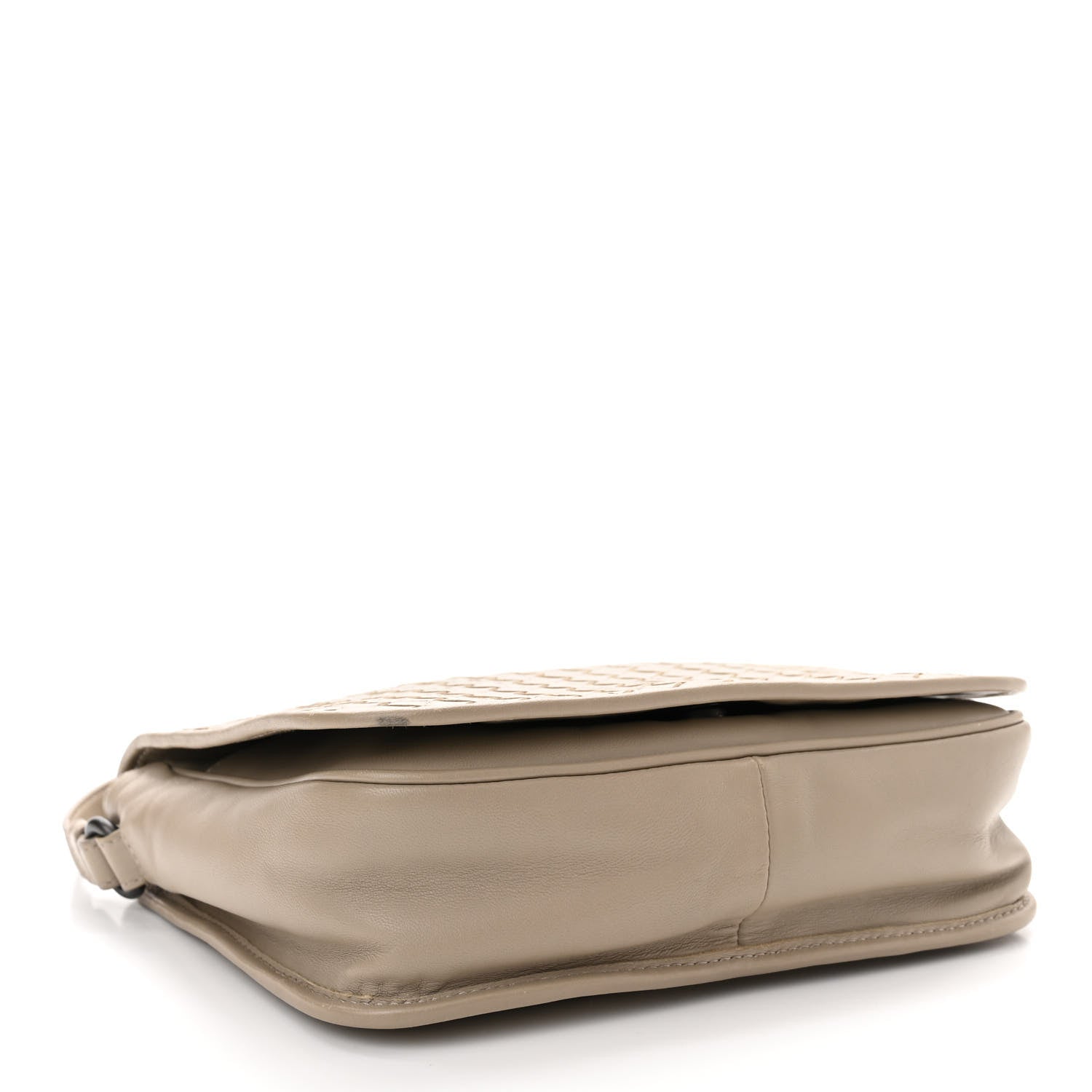 Bottega Veneta Nappa Intrecciato Mini Flap Crossbody Fume 4 of 16
