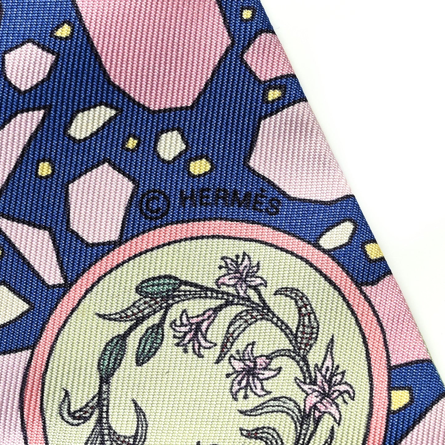 Silk La Danse Des Amazones Twilly Bleu Roy Vert Jaune