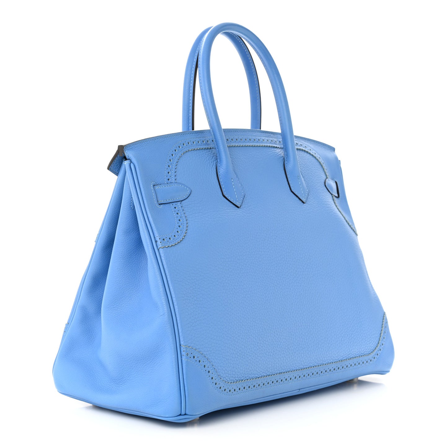 Togo Swift Ghillies Birkin 35 Bleu Paradis