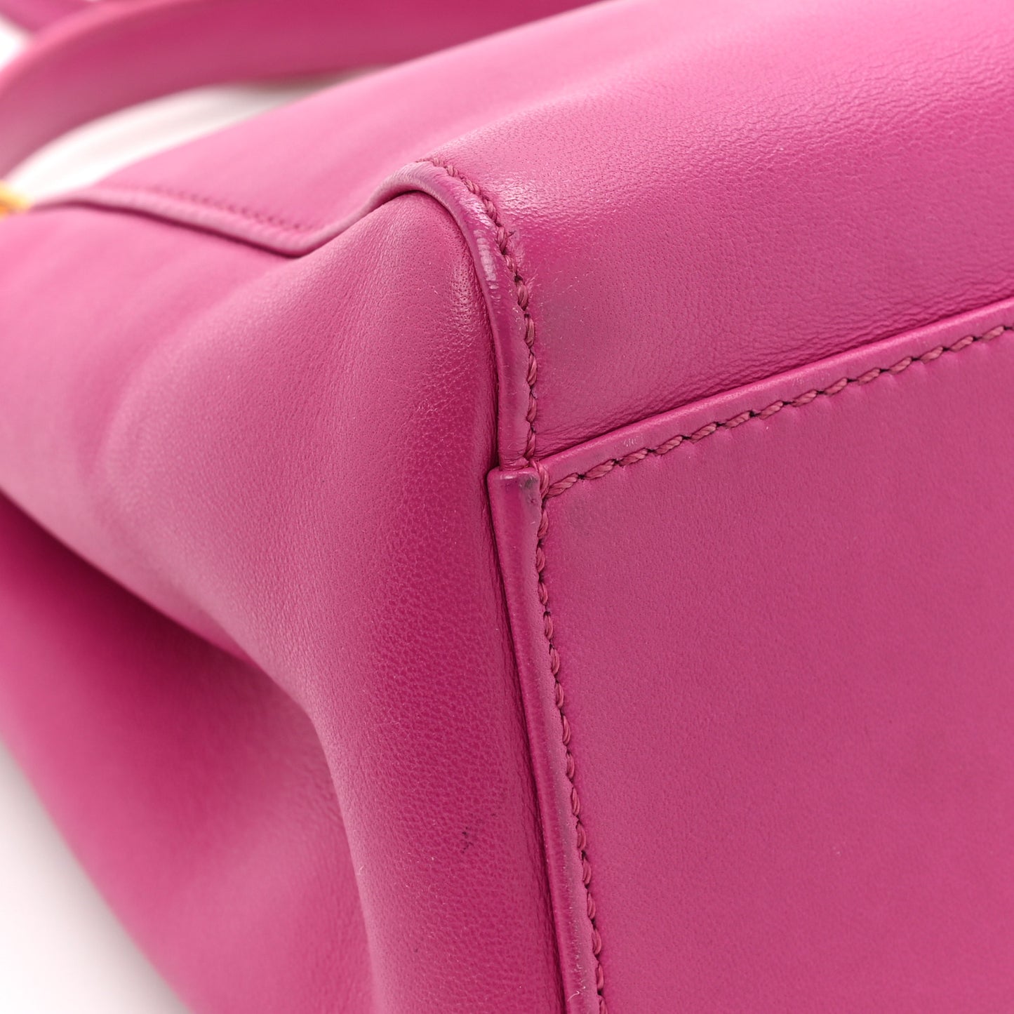 Nappa Mini Peekaboo Iconic Satchel Magenta