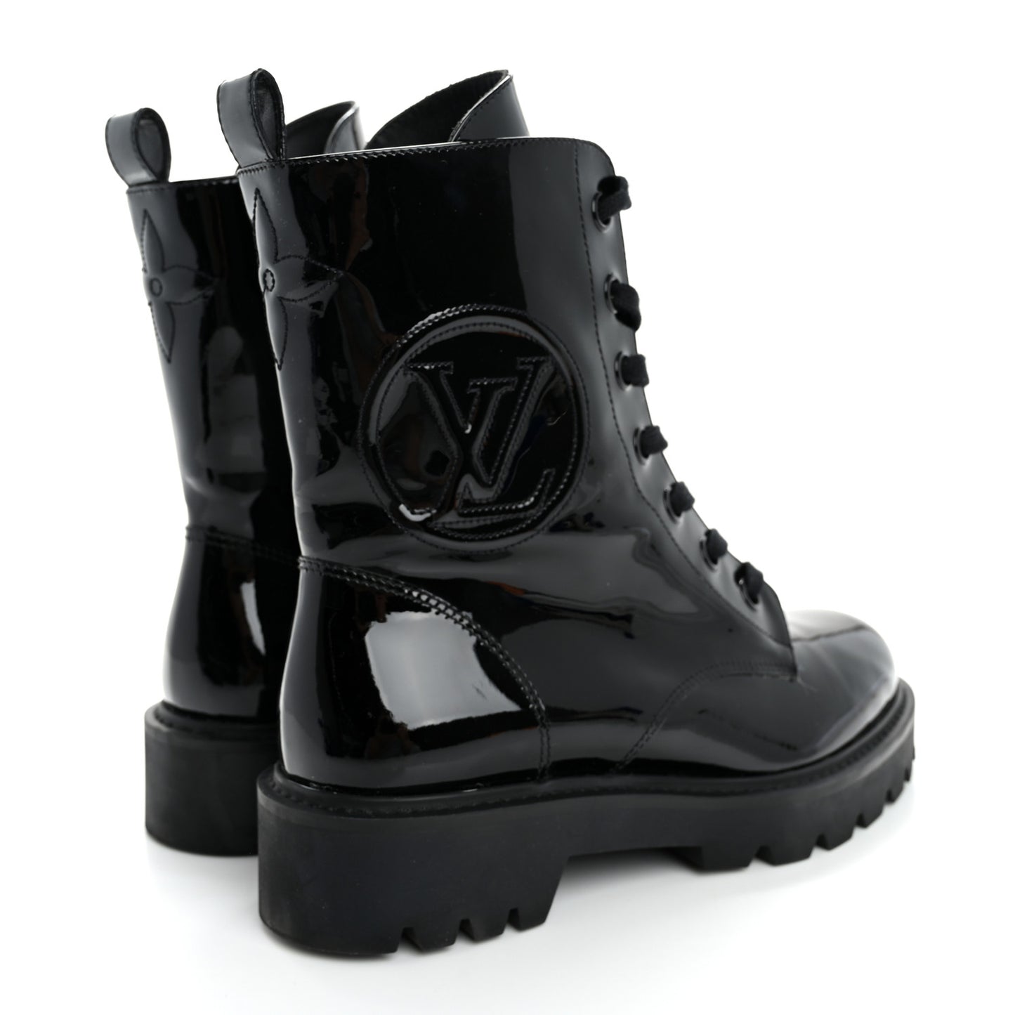 Patent Territory Flat Ranger Boots 38 Black