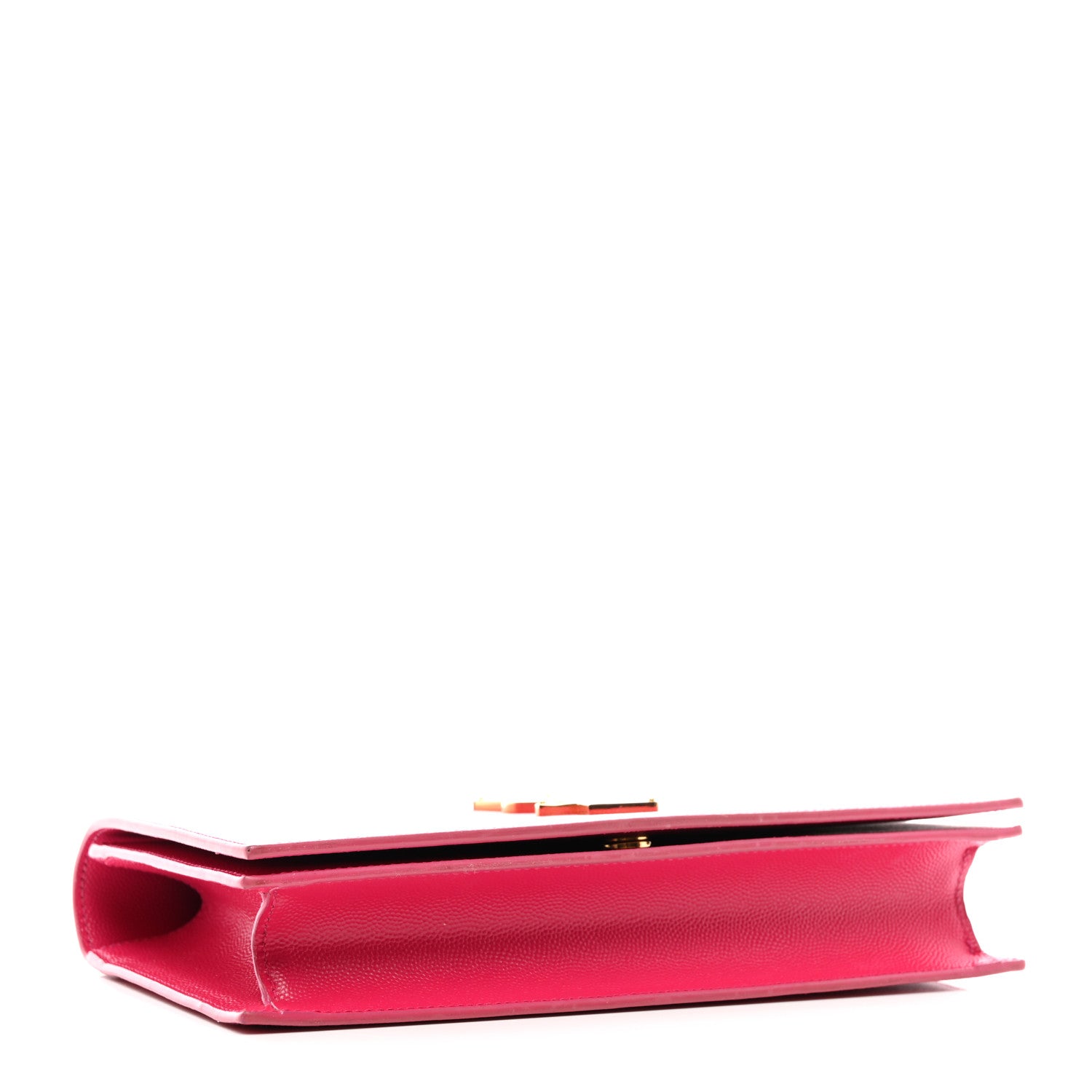 Saint Laurent Grain De Poudre Classic Monogram Kate Clutch Lipstick Fuchsia 4 of 7