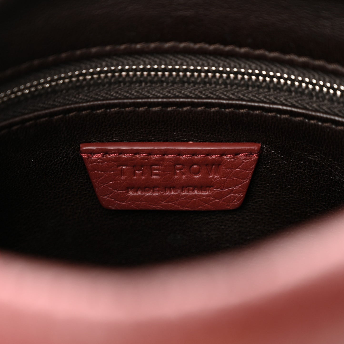 Grained Calfskin Bourse Clutch