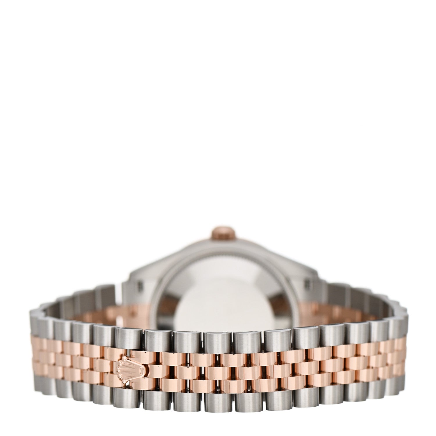 Rolex Stainless Steel 18K Everose Gold Diamond Mother of Pearl 31mm Oyster Perpetual Datejust Watch 278341RBR 3 of 5