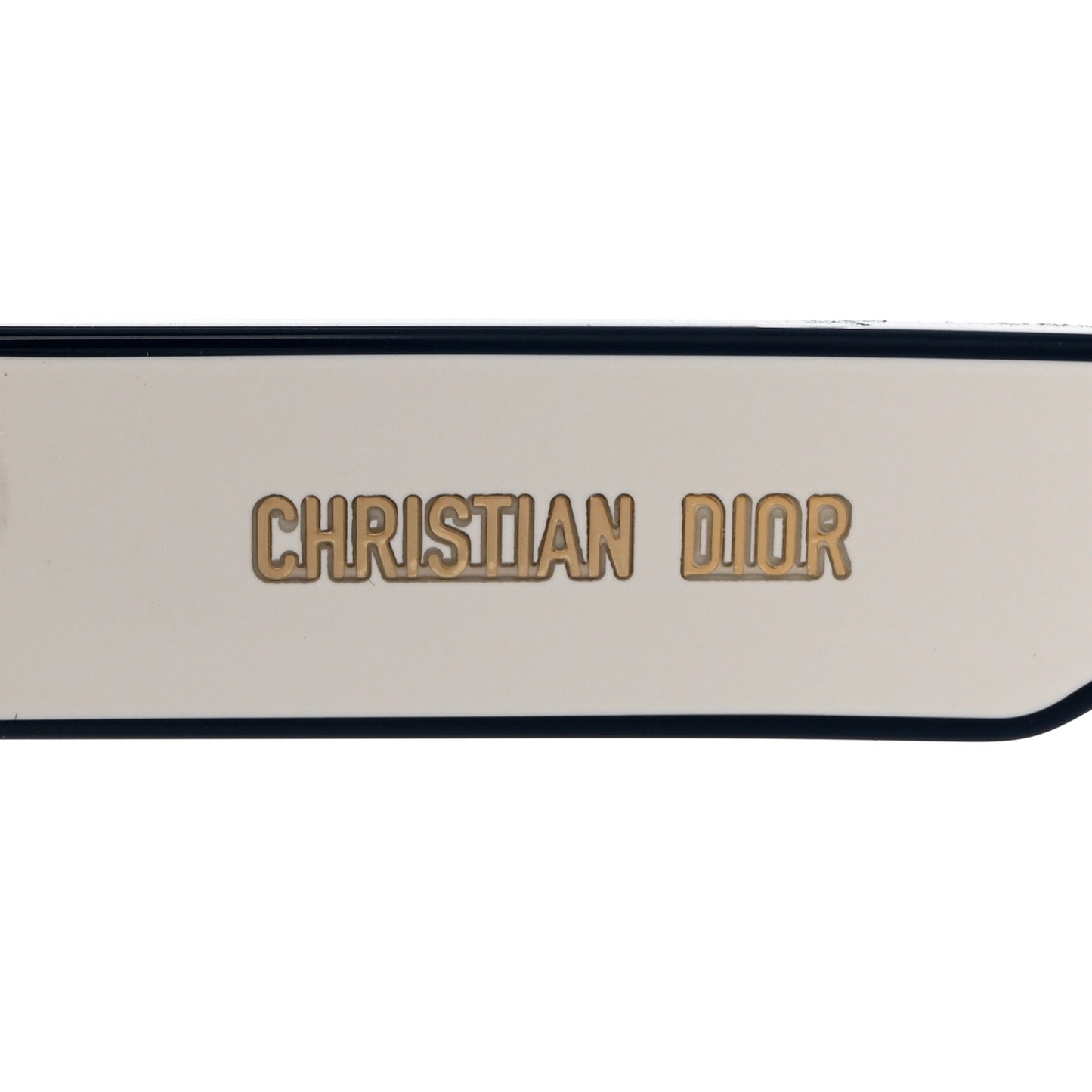 Diorpacific B1U Butterfly Sunglasses Ivory