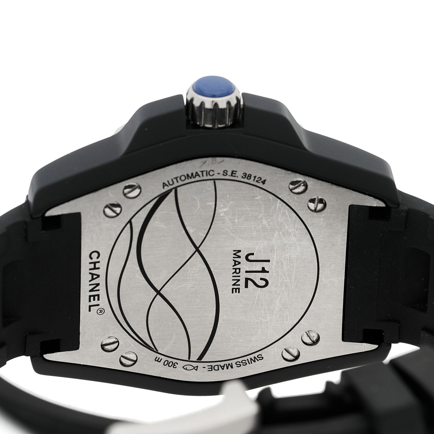 Stainless Steel Ceramic Rubber 41mm J12 Marine Automatic Watch Black