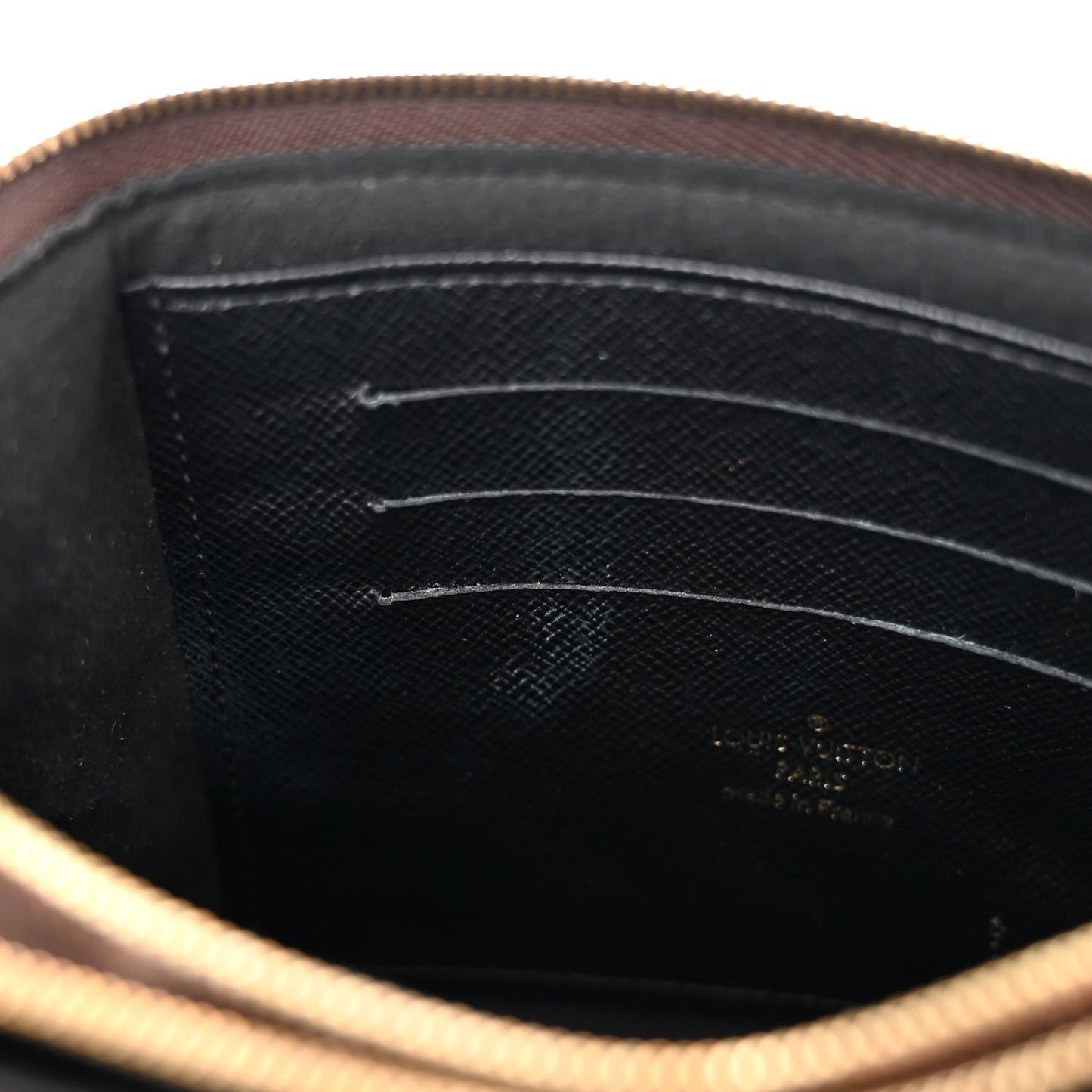 Reverse Monogram Giant Double Zip Pochette