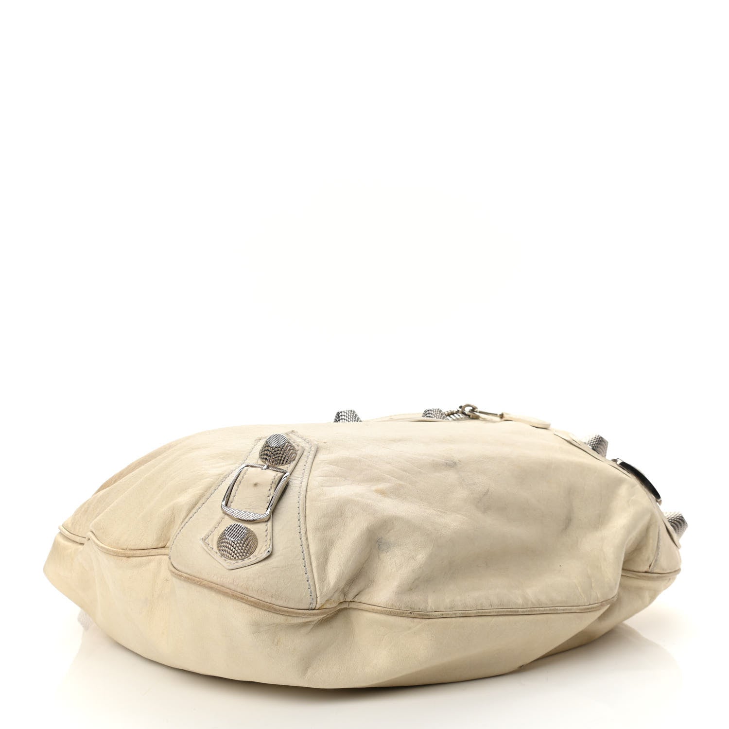 Balenciaga Agneau Giant 21 Silver Hardware Hobo White 4 of 17