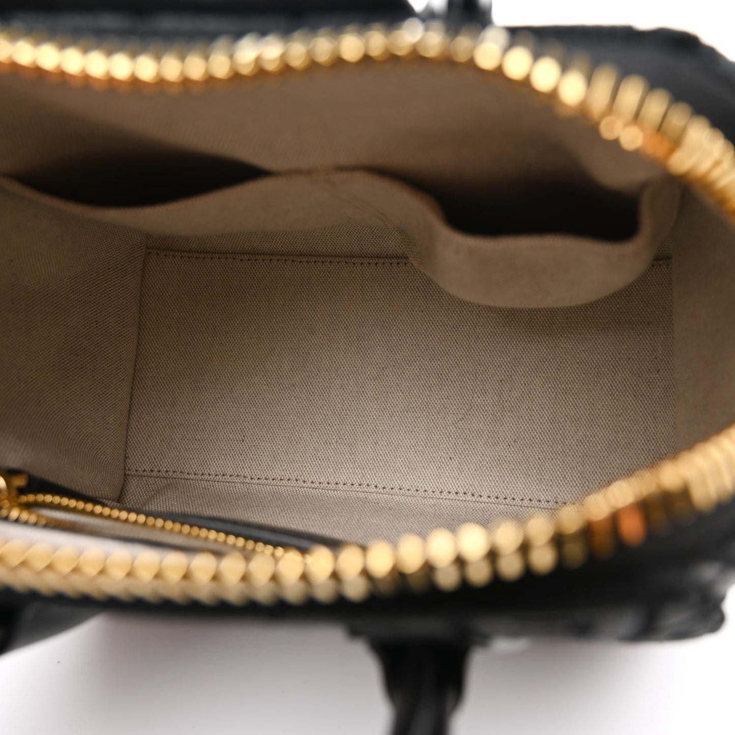 Canvas Jacquard Embroidered Calfskin 4G Mini Antigona Black