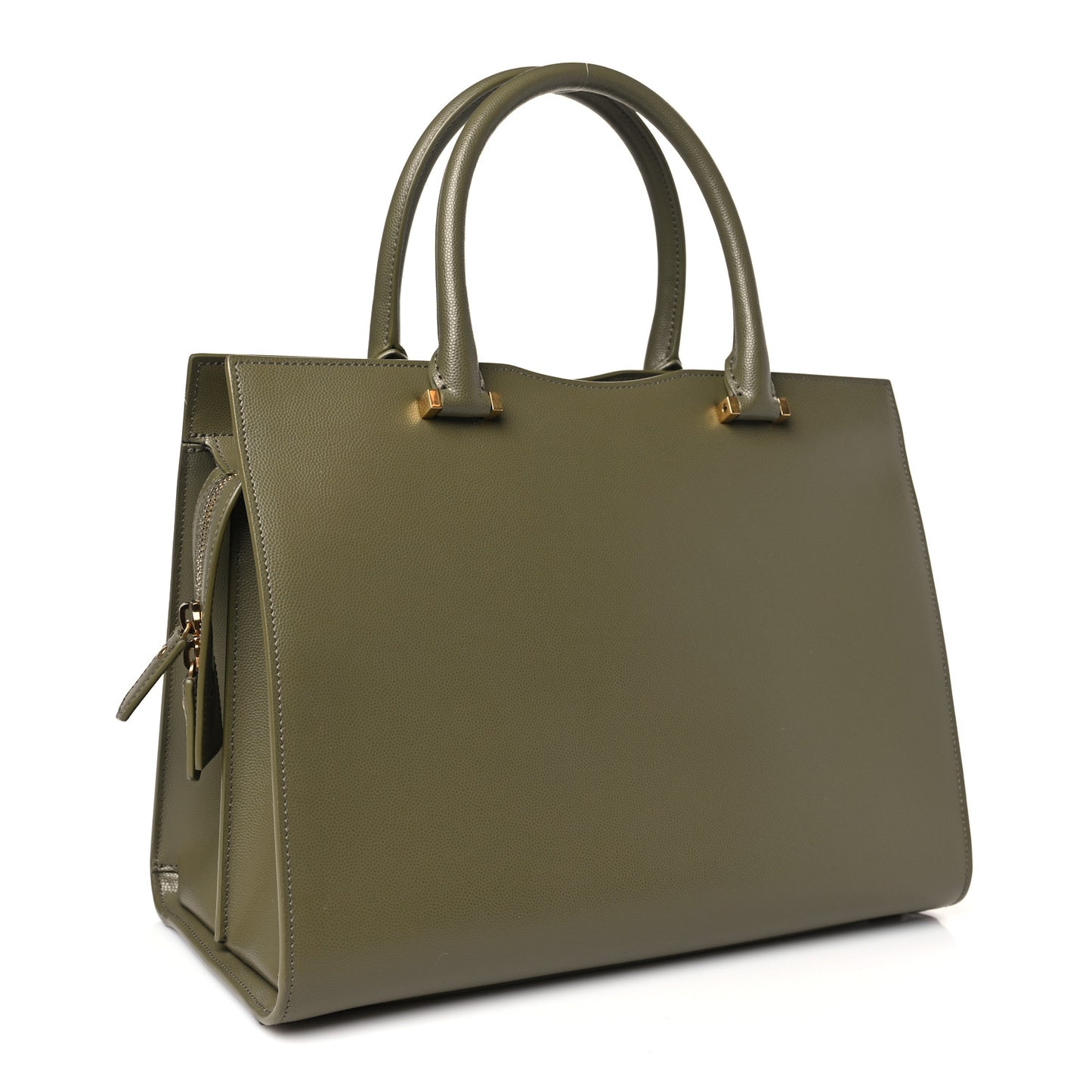 Grain De Poudre Medium Uptown Tote Vert Kaki