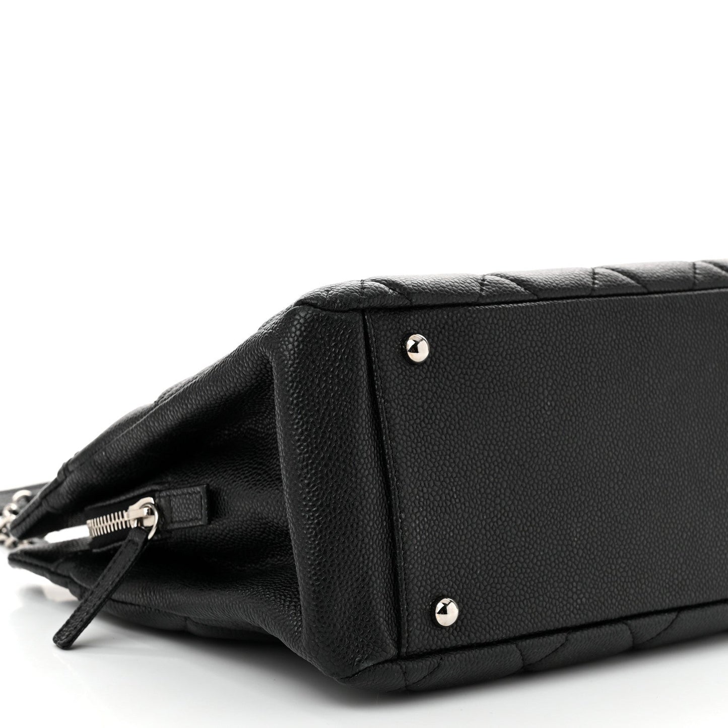 Caviar Quilted Timeless CC Soft Tote Black