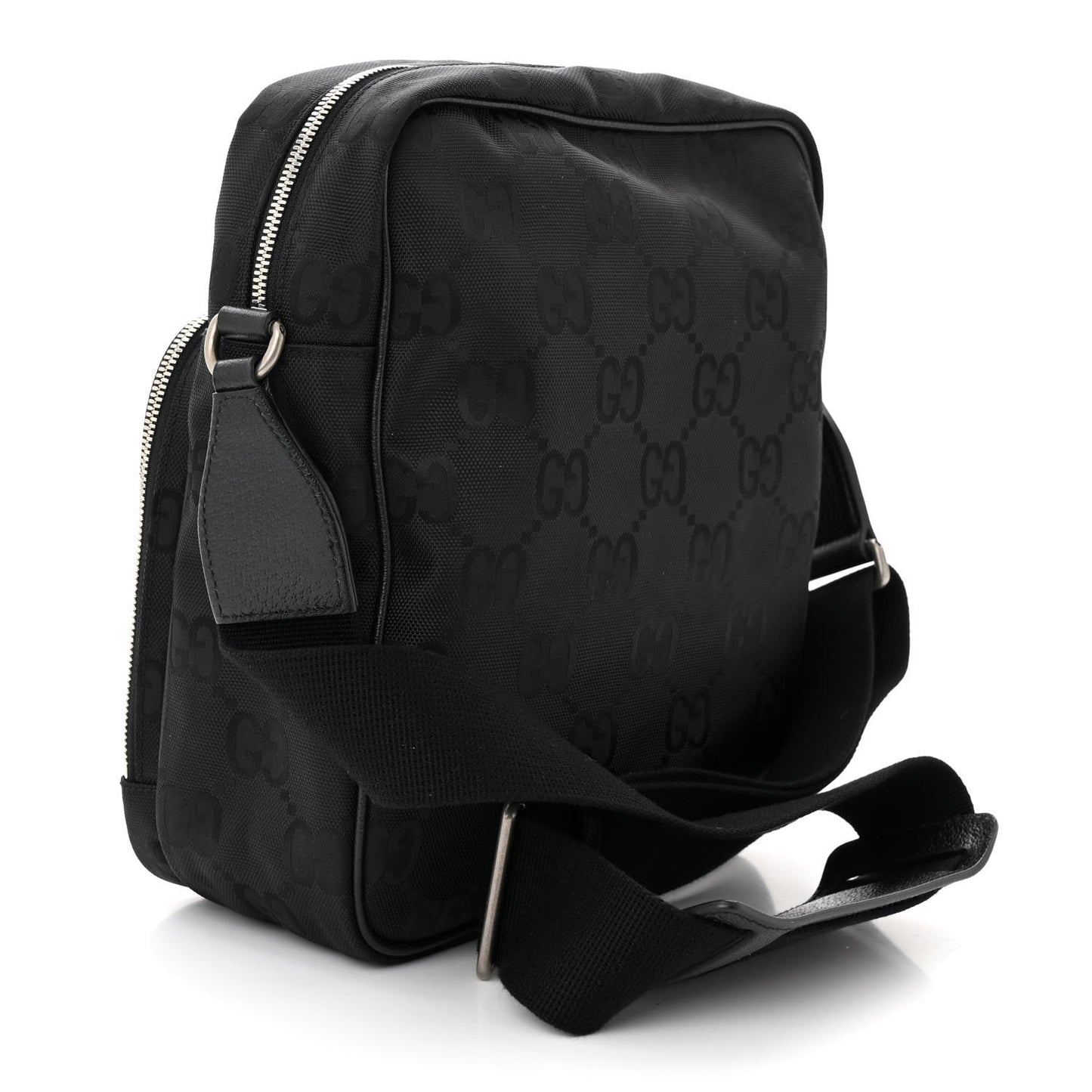 Econyl Nylon Monogram Off The Grid Messenger Black