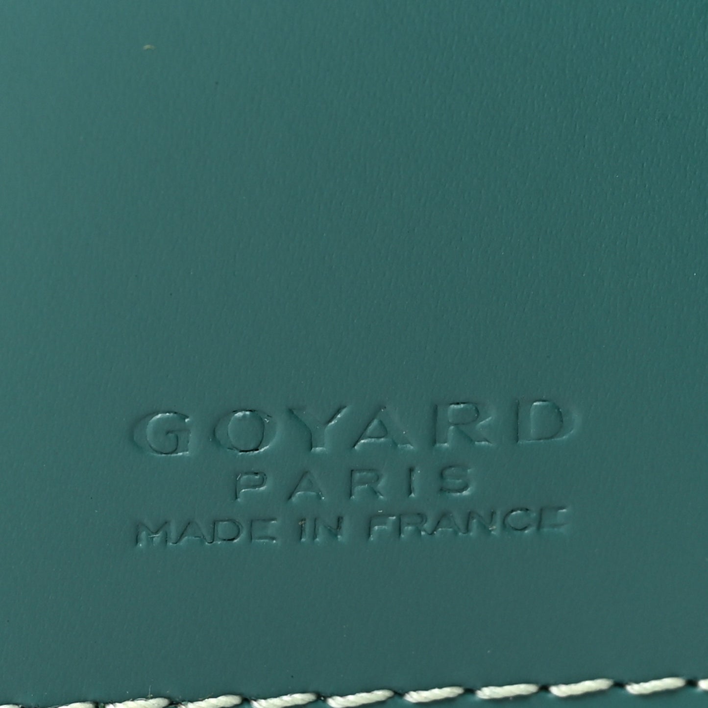 Goyardine Passport Wallet Green