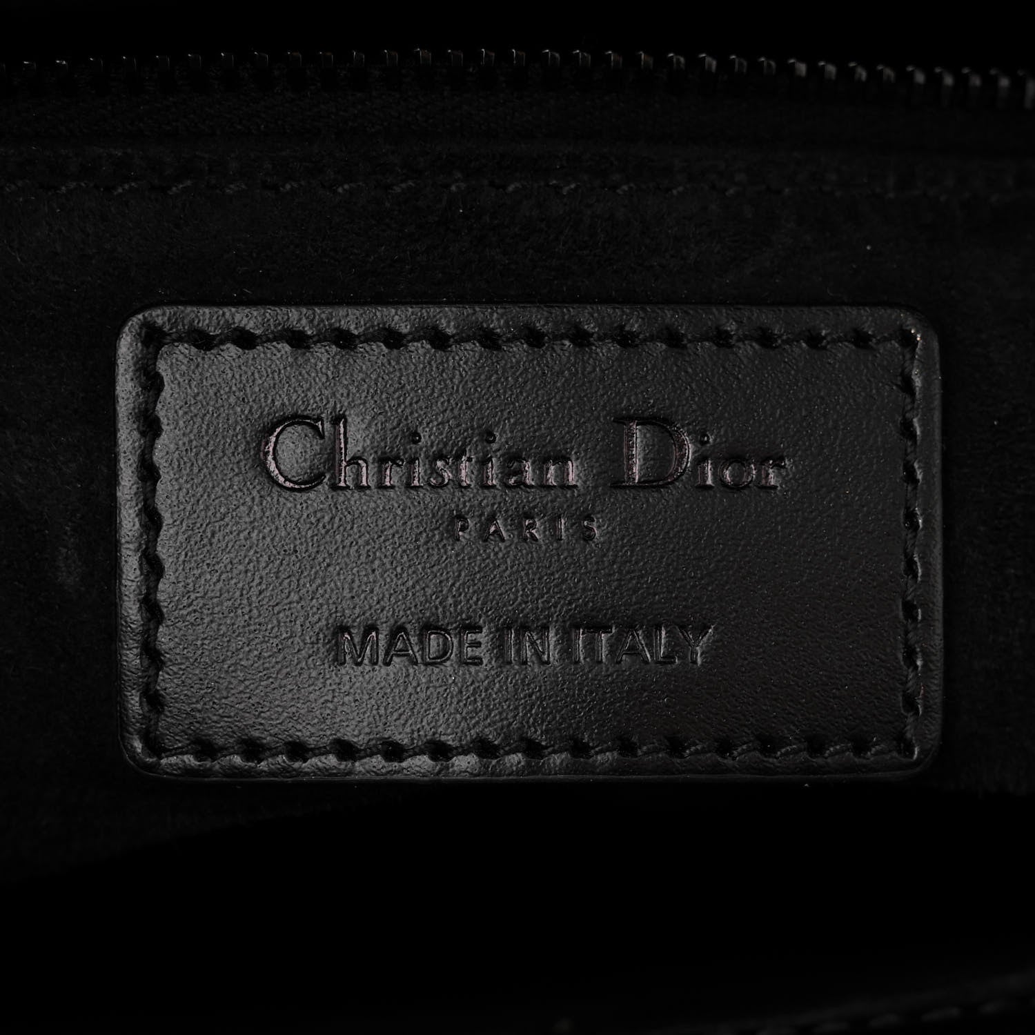 Christian Dior Calfskin Cannage Diamond Small My ABCDior Lady Dior Black 6 of 11