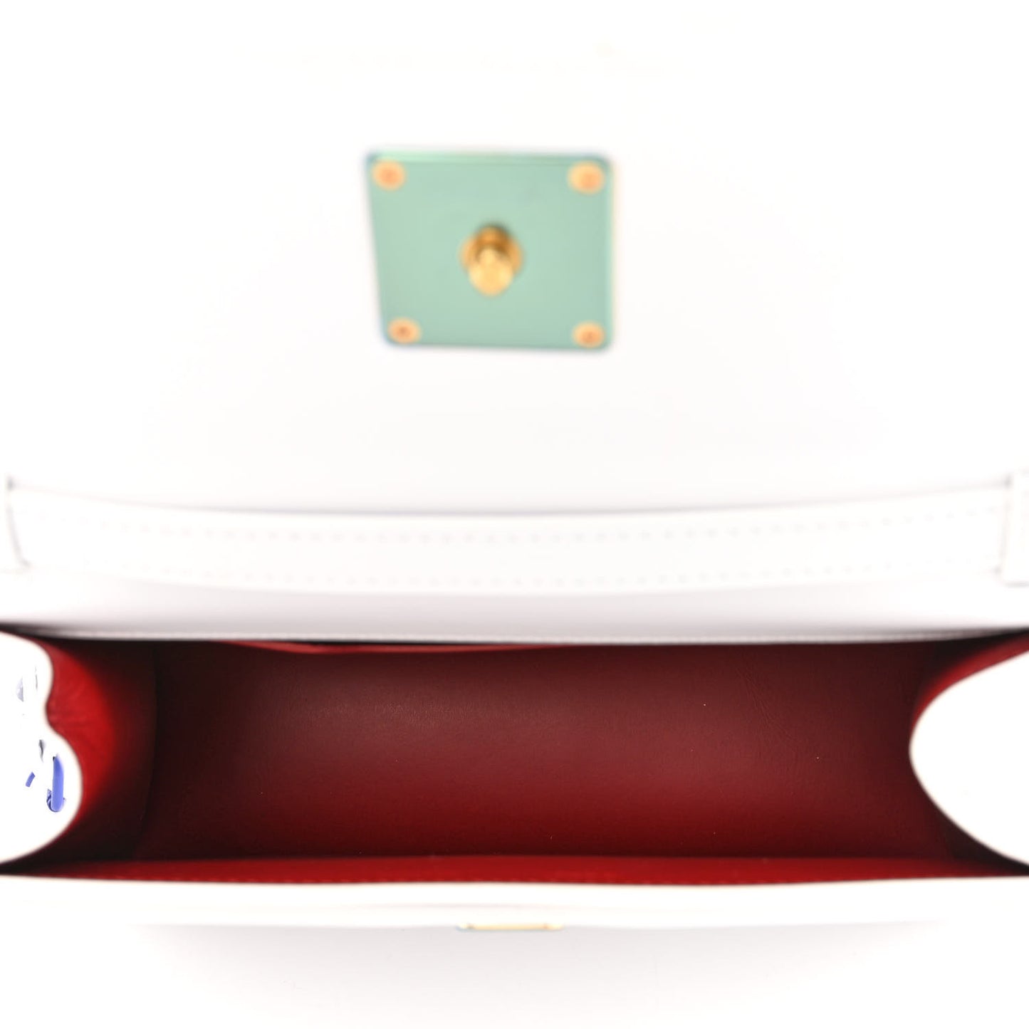 Calfskin Jitney Bag White