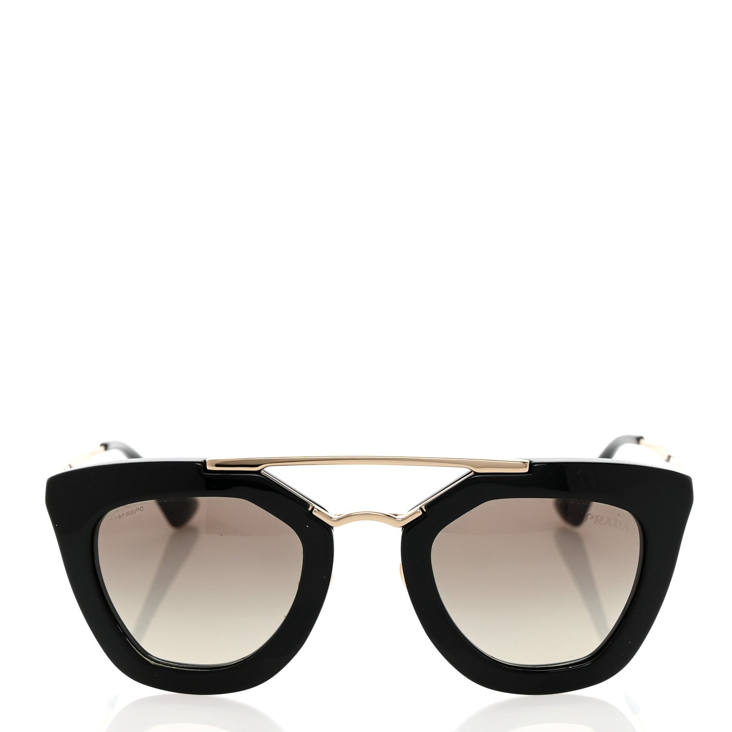 Prada Acetate Cinema Sunglasses SPR 09Q Black 2 of 8
