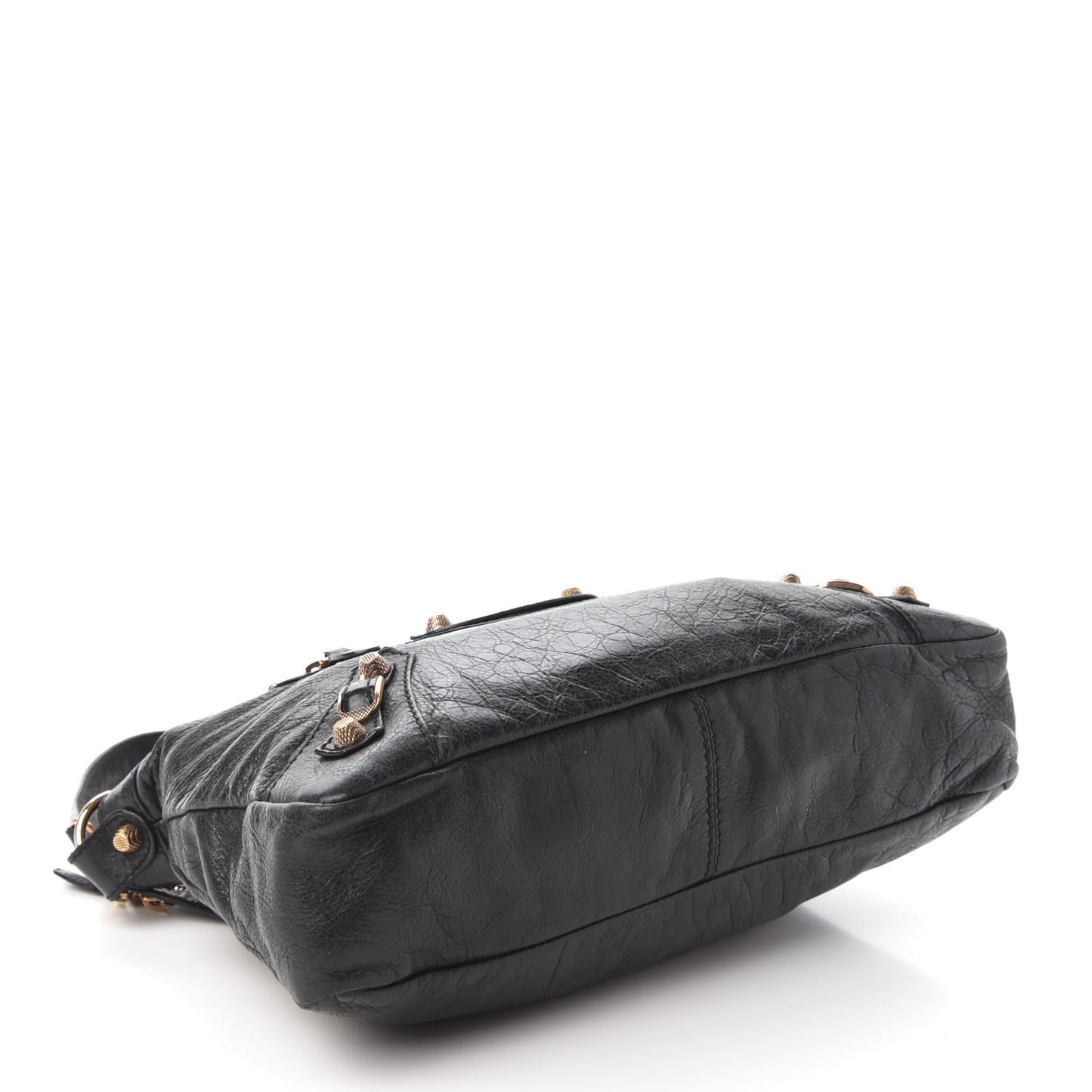 Agneau Giant 12 Rose Gold Hardware Town Black