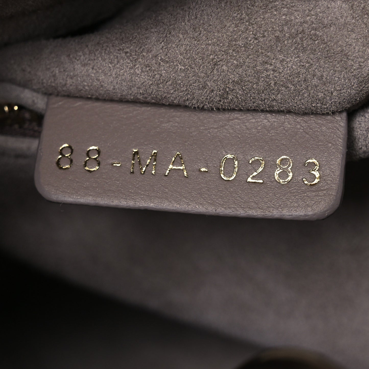 Lambskin Cannage Small My ABCDior Lady Dior Taupe