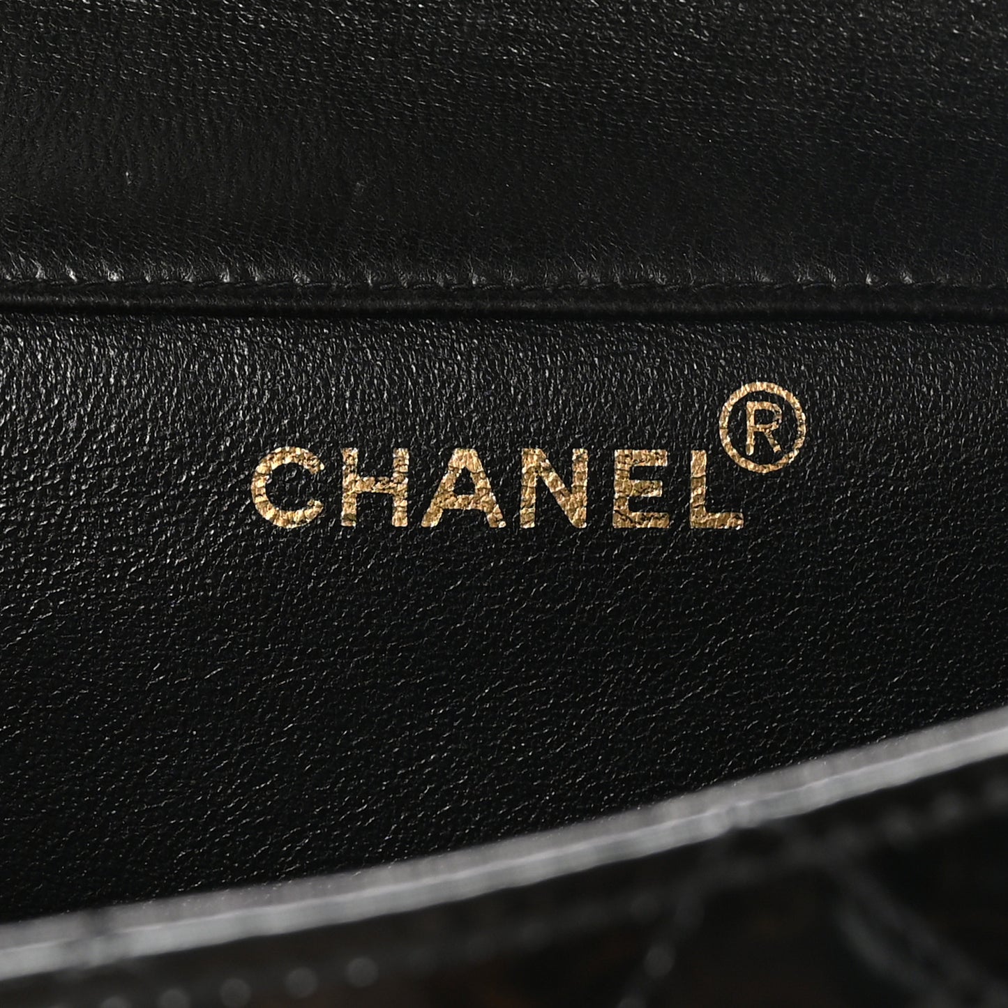 Patent Quilted Small Double Sided Flap Black