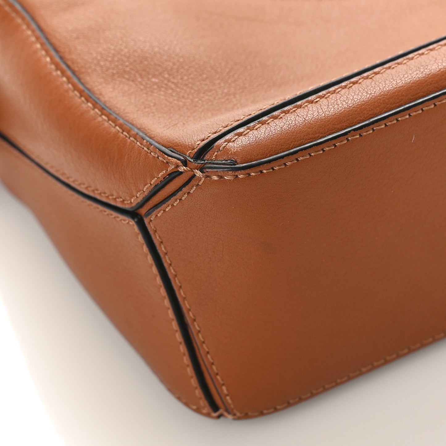 Calfskin Mini Puzzle Bag Tan