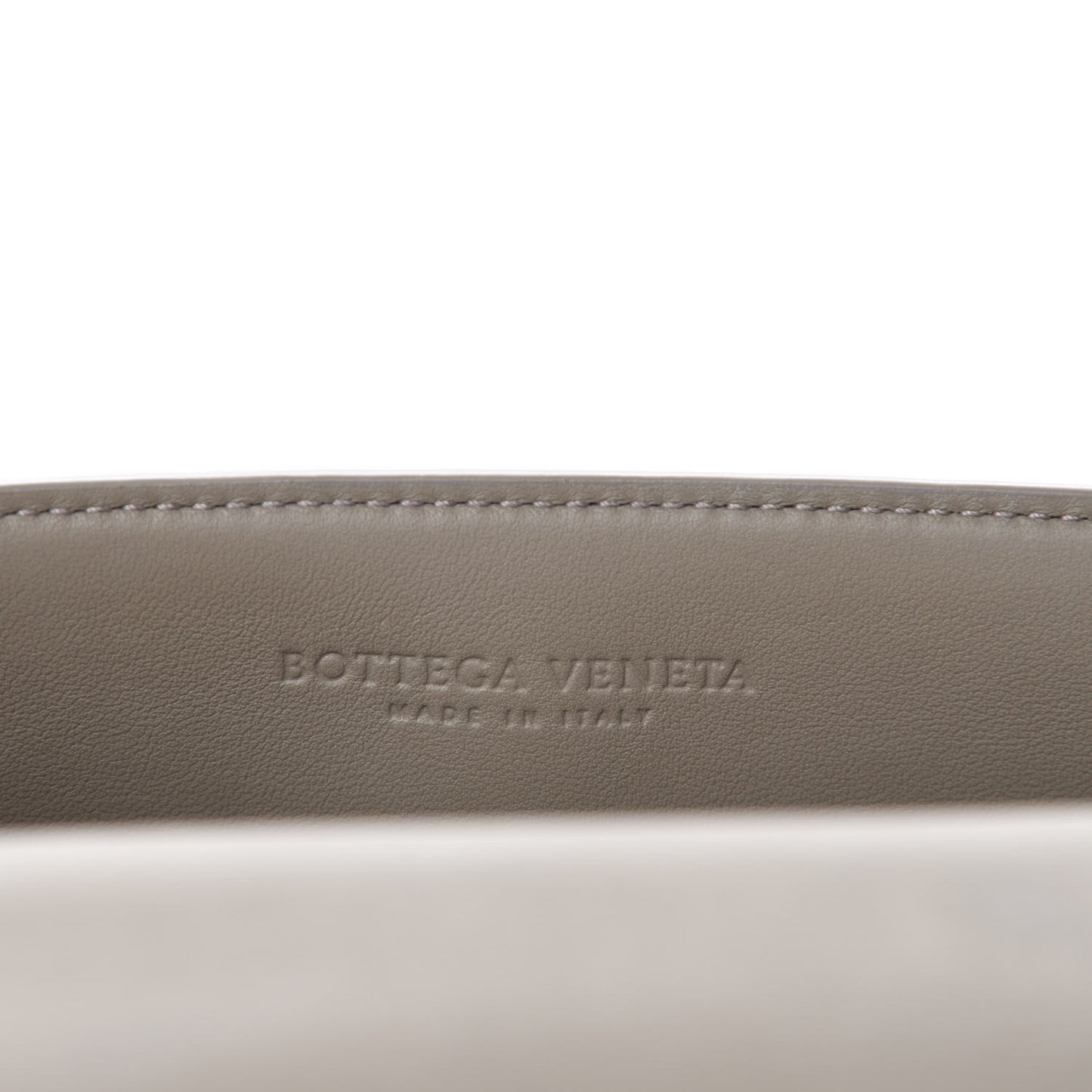 Nappa Intrecciato Alumna Bag Limestone