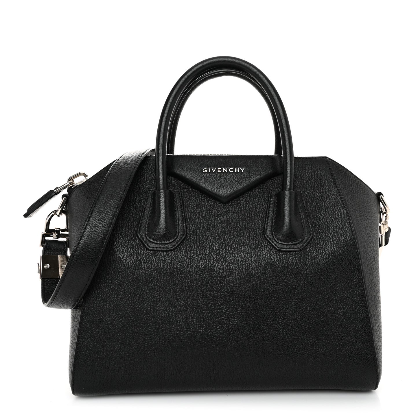 Sugar Goatskin Small Antigona Black