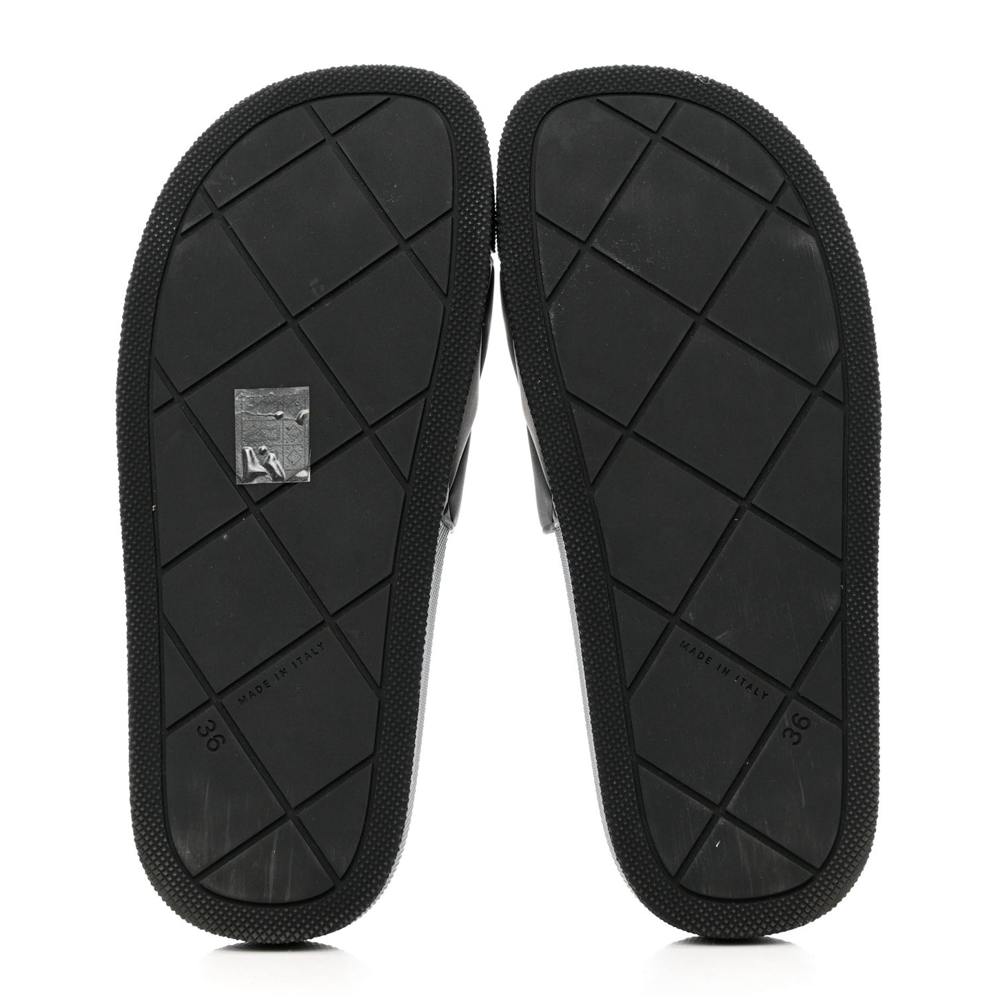 Rubber The Slider Sandals 36 Black