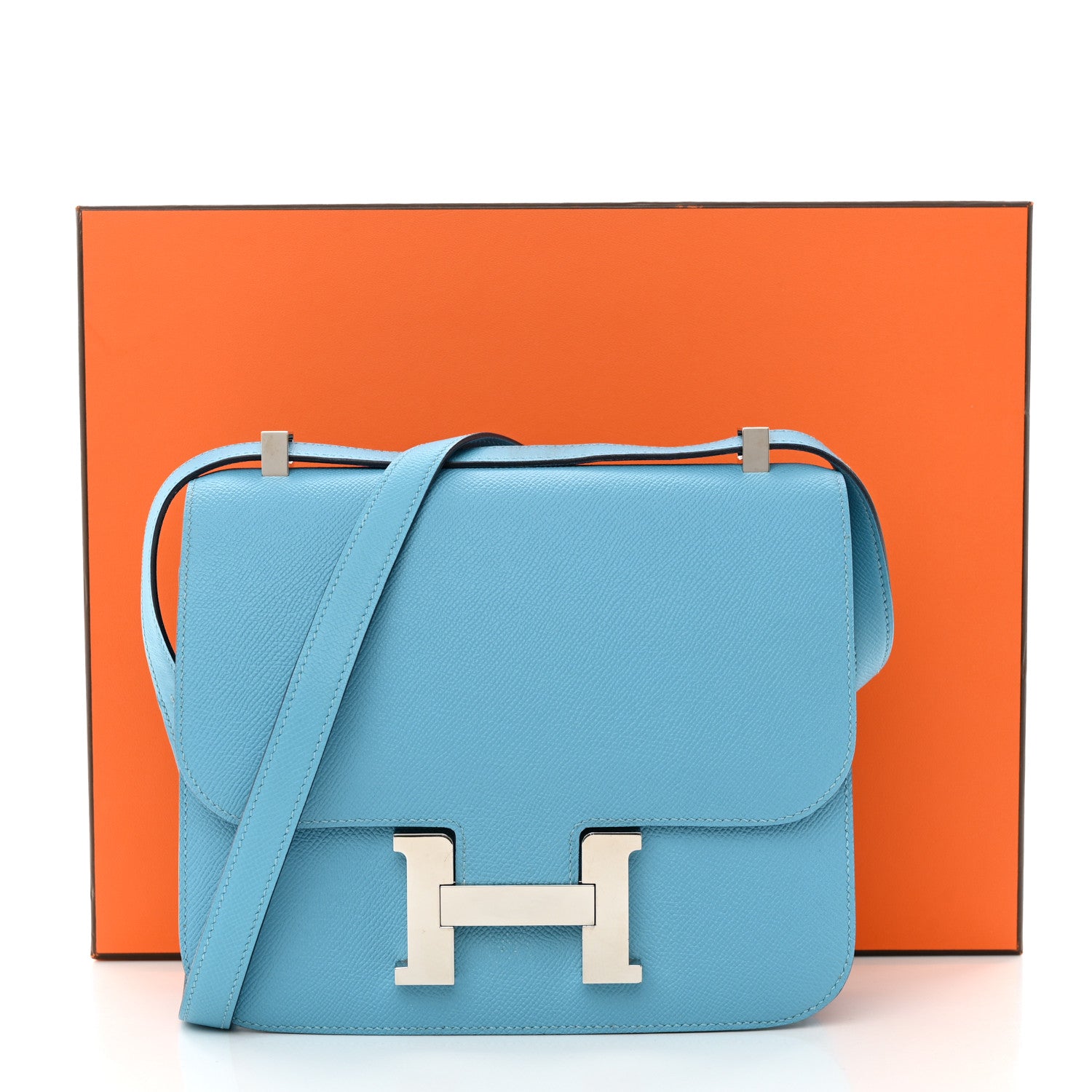 Hermes Epsom Constance 24 Bleu du Nord 13 of 13