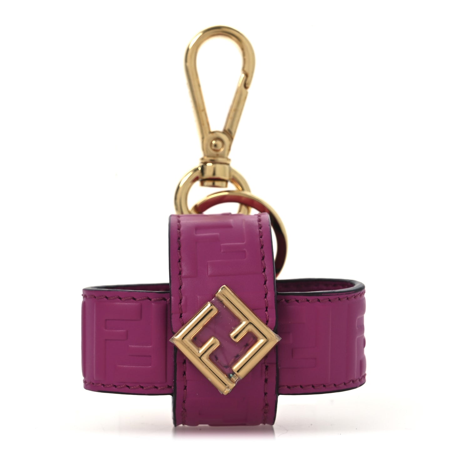 Vitello Soft F is Fendi AirPods Charm Pink