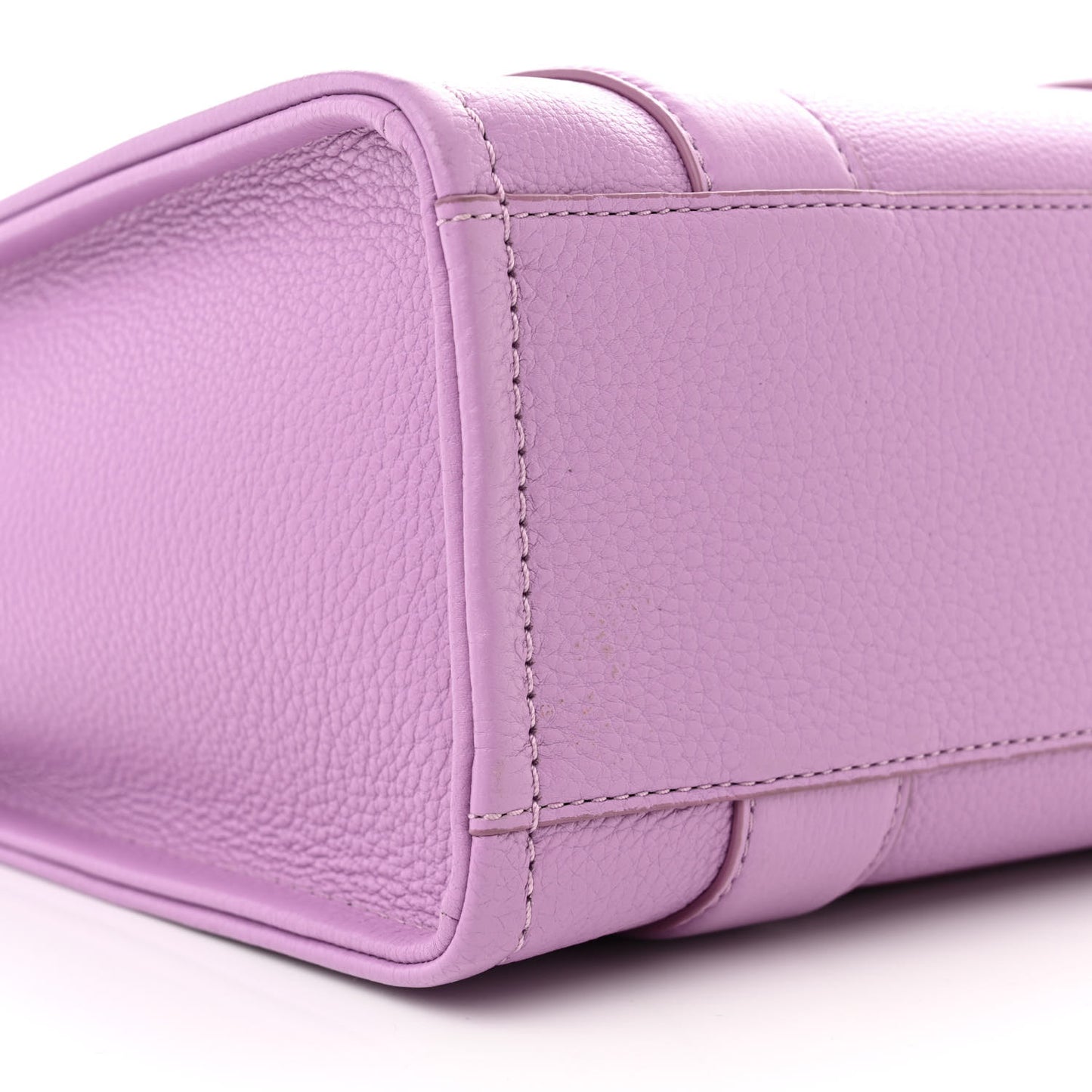 Grained Calfskin Small The Tote Bag Regal Orchid