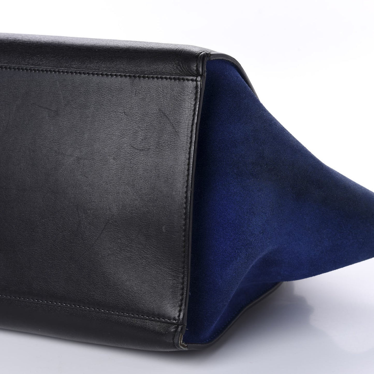 Bullhide Calfskin Nubuck Medium Tri-color Trapeze Coffee