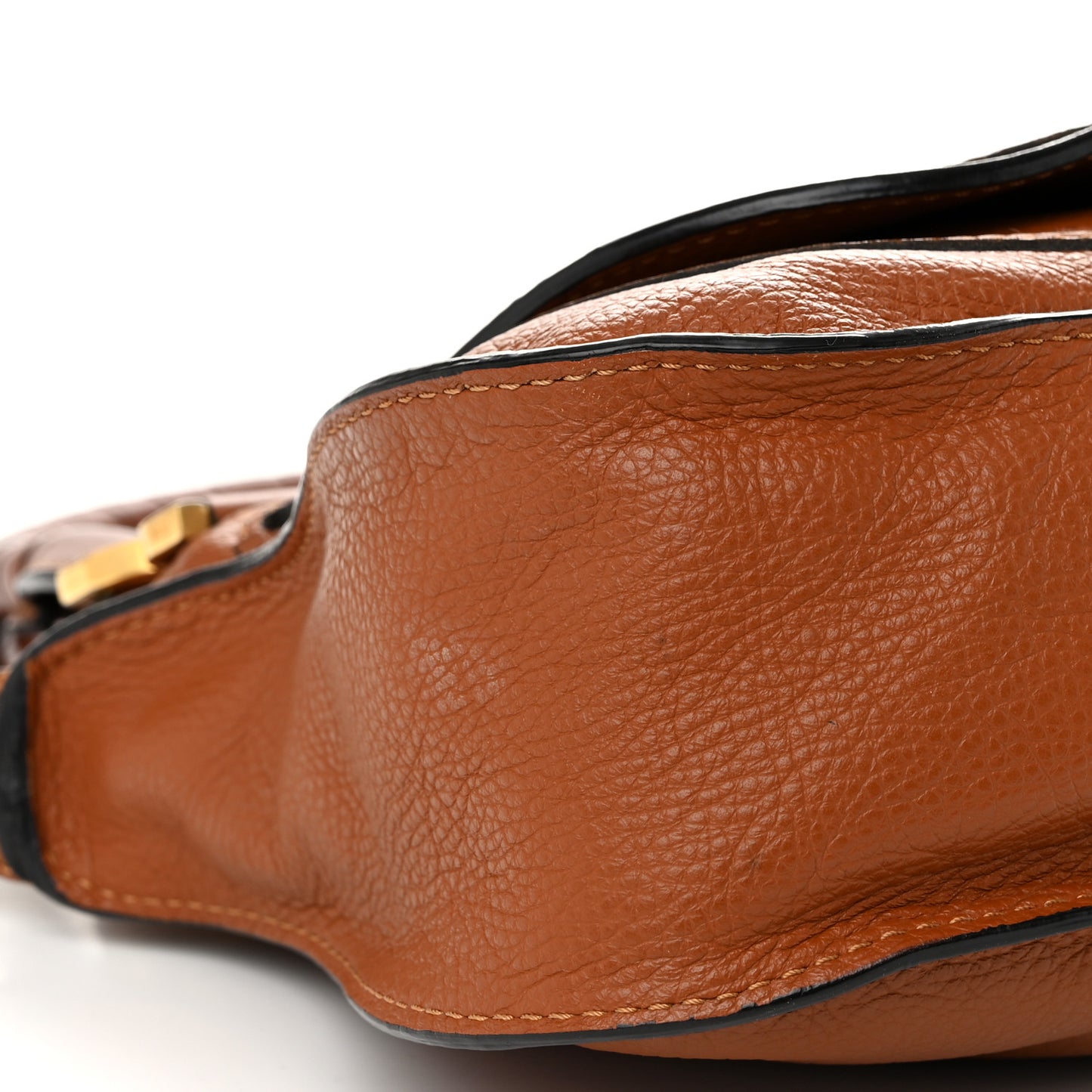 Calfskin Small Marcie Satchel Tan