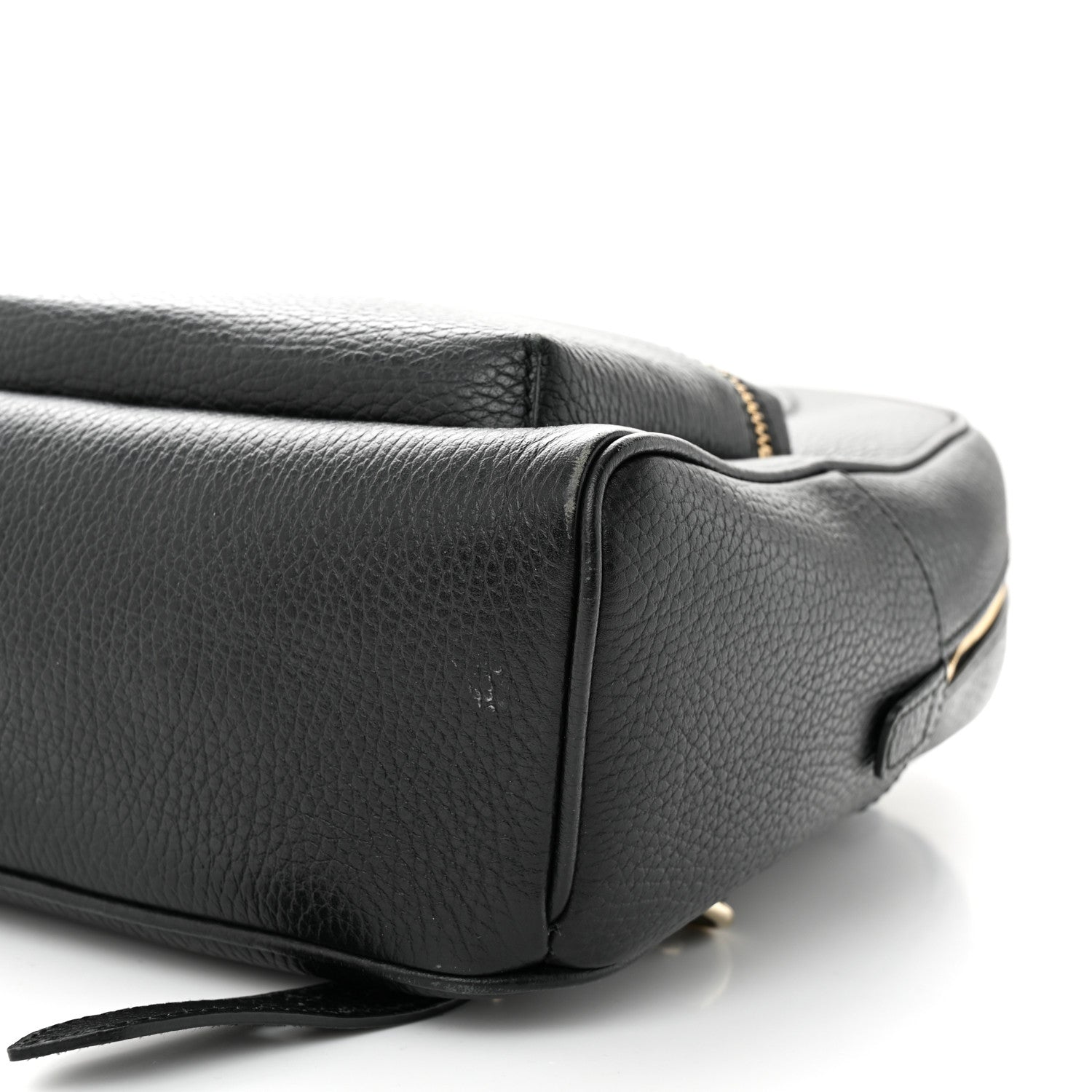 Gucci Pebbled Calfskin Soho Chain Backpack Black 10 of 17