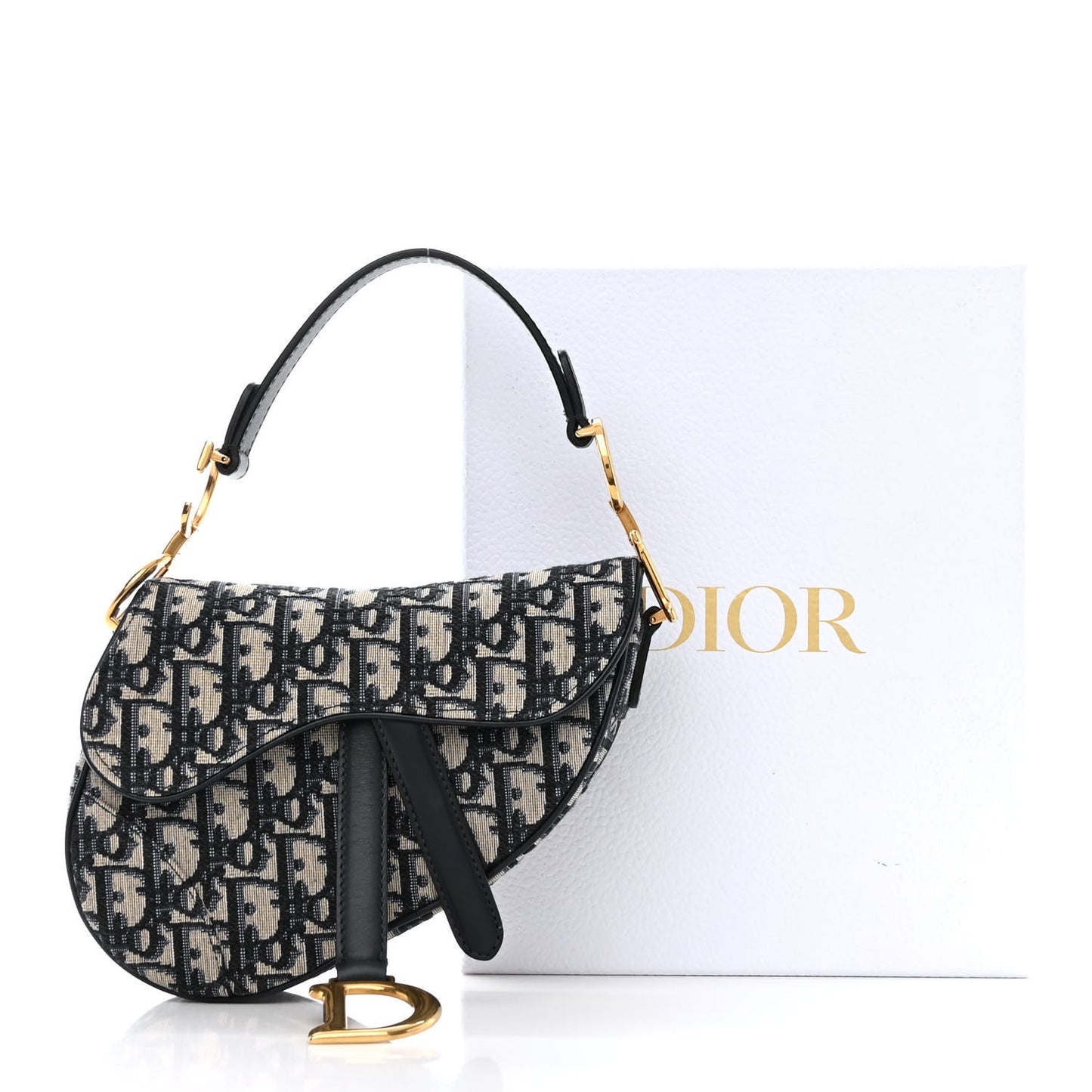 Oblique Mini Saddle Bag Blue