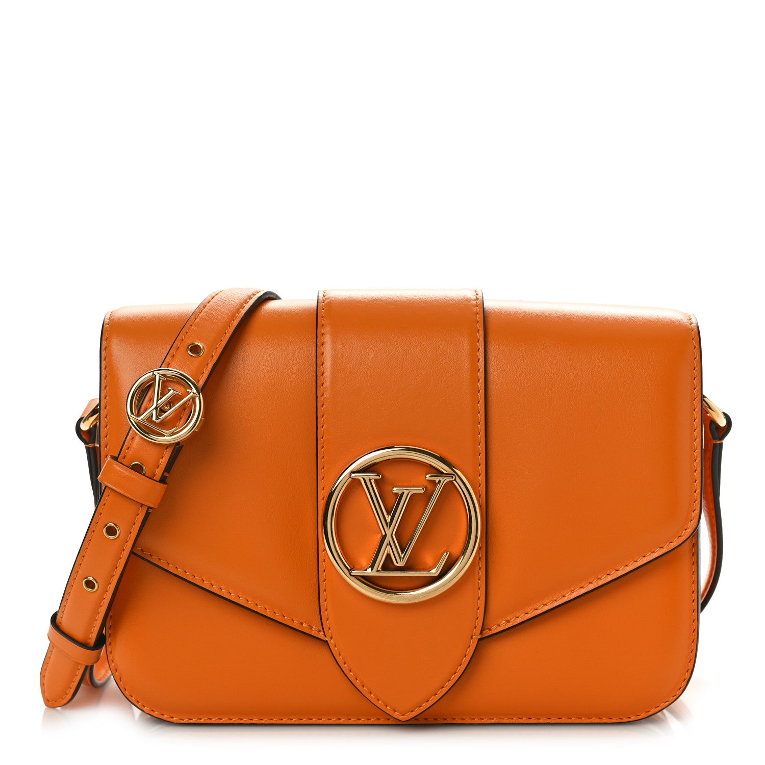 Louis Vuitton Smooth Calfskin LV Pont 9 Summer Gold 1 of 9