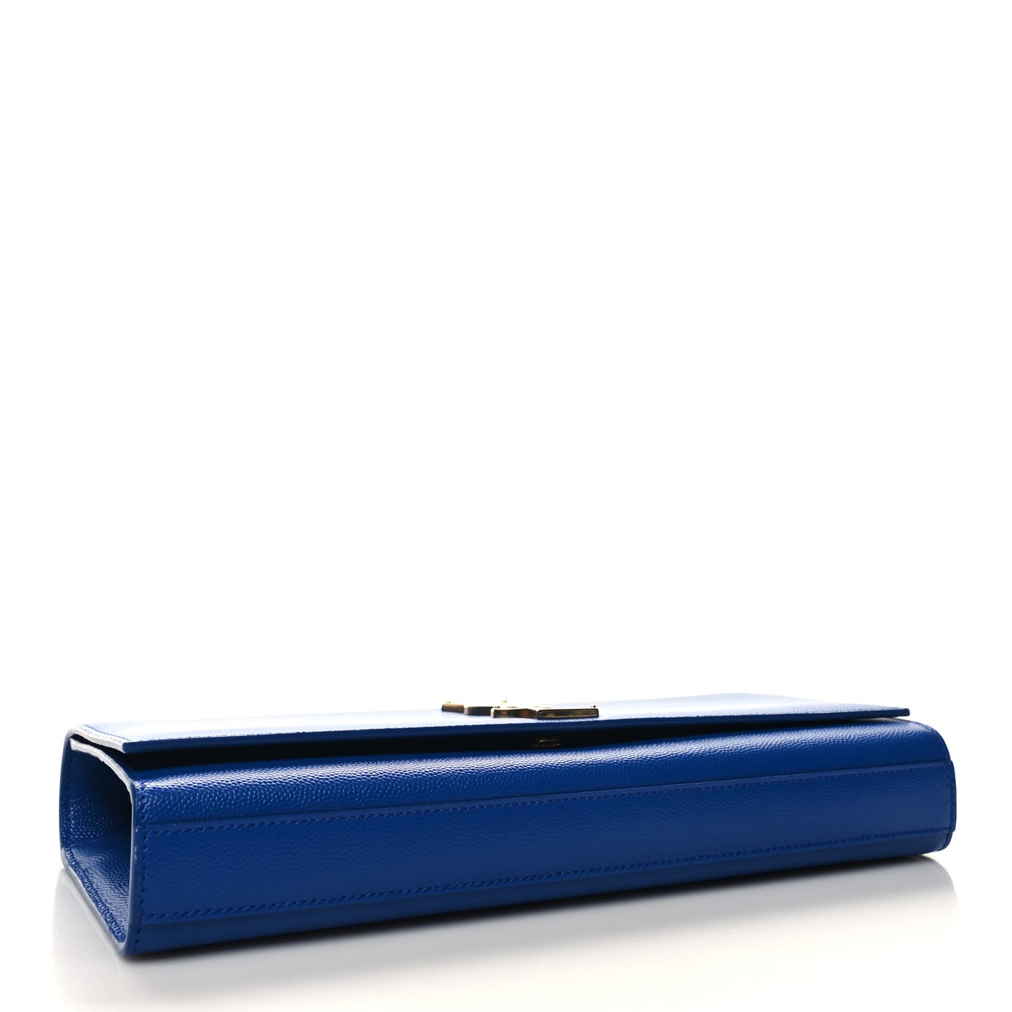 Grain De Poudre Classic Monogram Cassandre Clutch Blue Majorelle