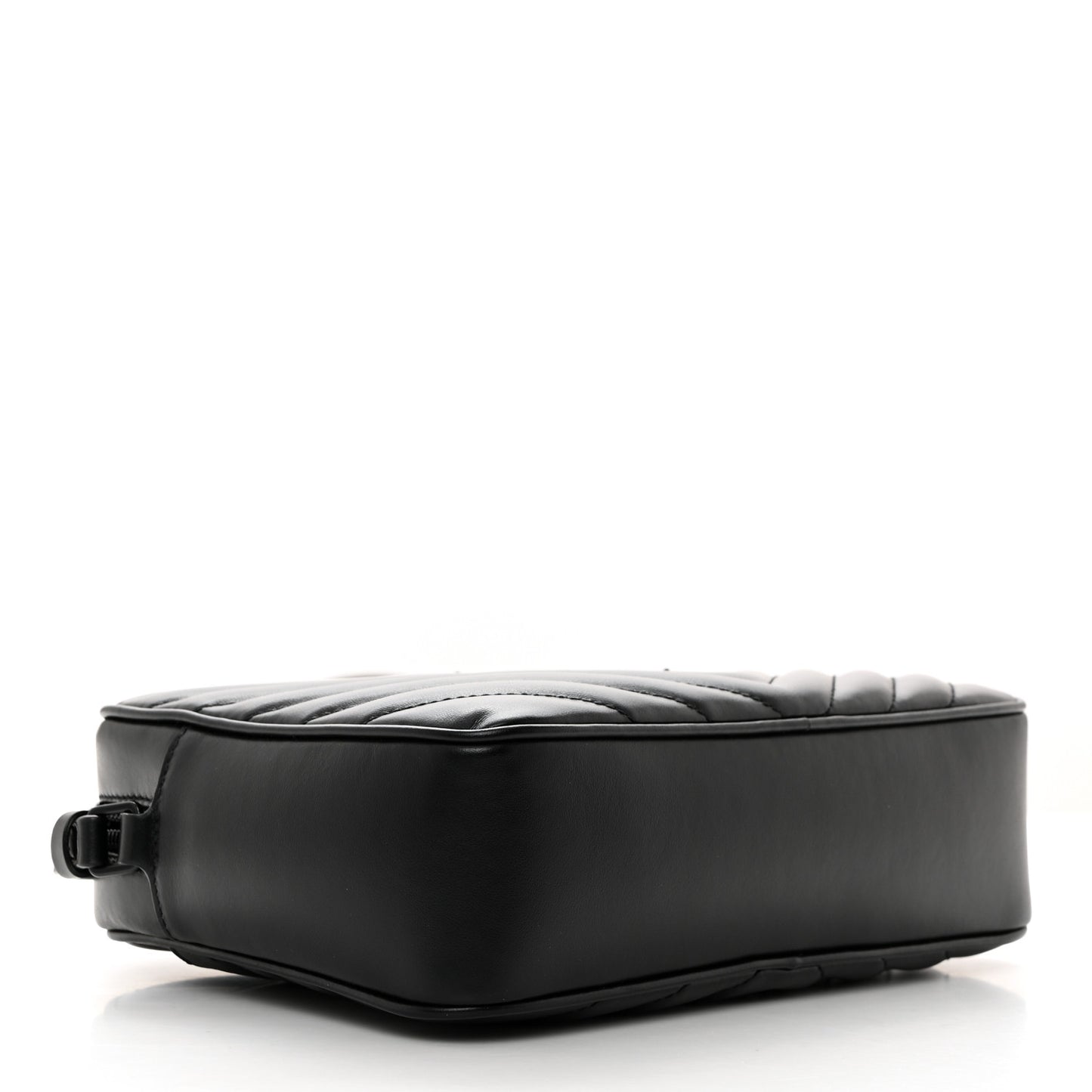 Calfskin Matelasse Monogram Monochrome Lou Camera Bag Black