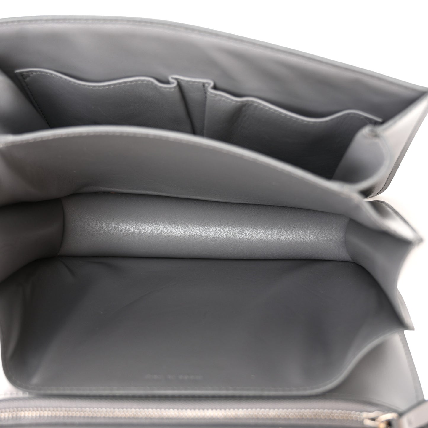 Smooth Calfskin Medium Classic Box Flap Bag Storm