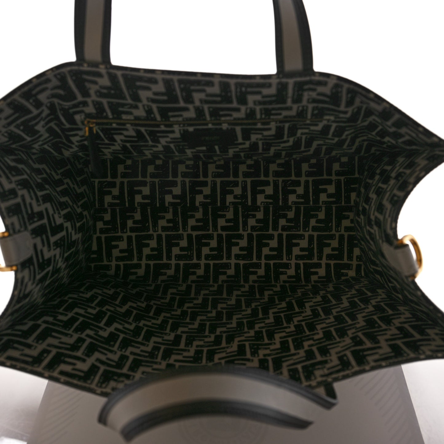 X JOSHUA VIDES Coated Canvas Stamp Patch Shopping Tote White Black