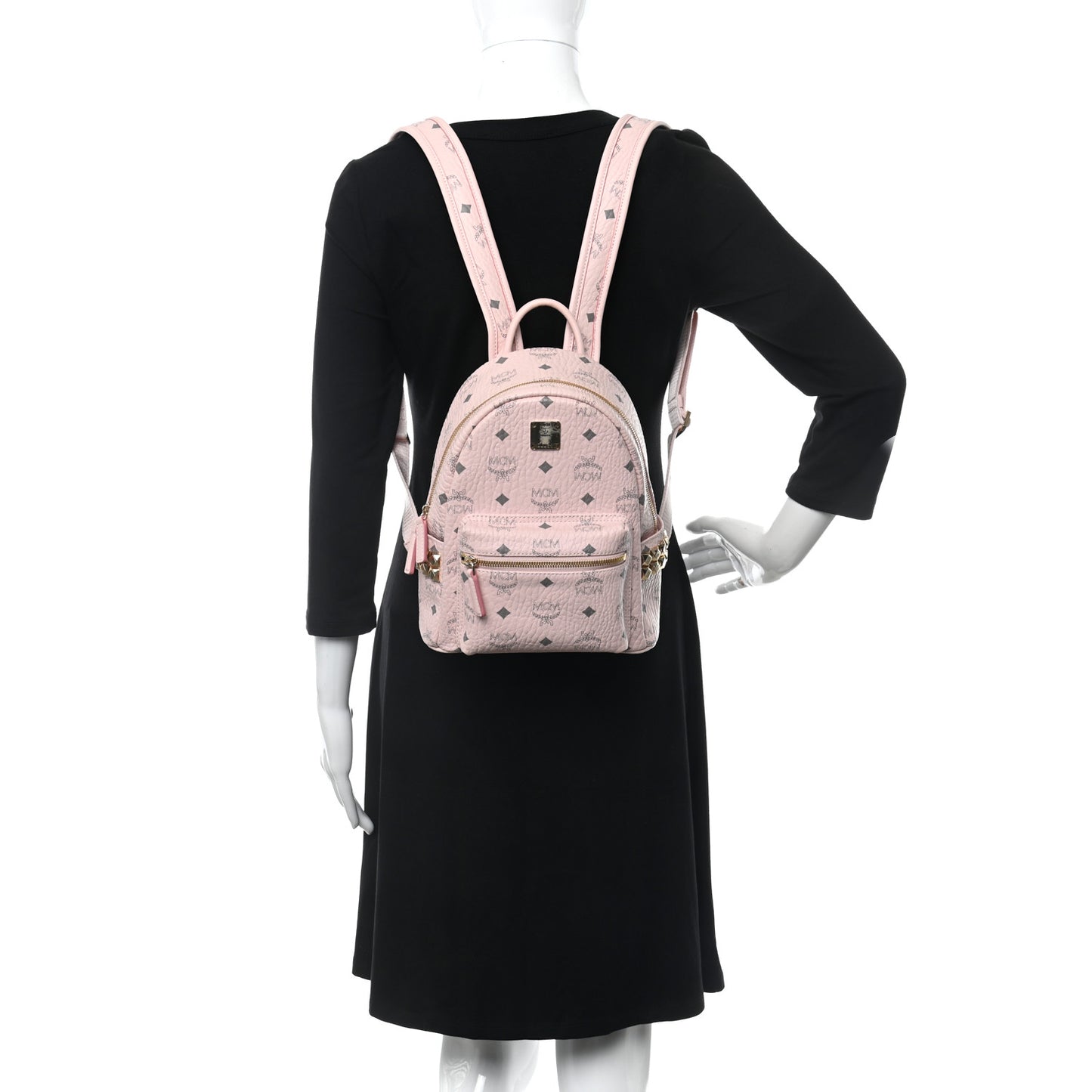 Visetos Side Stud Mini Stark Backpack Pink